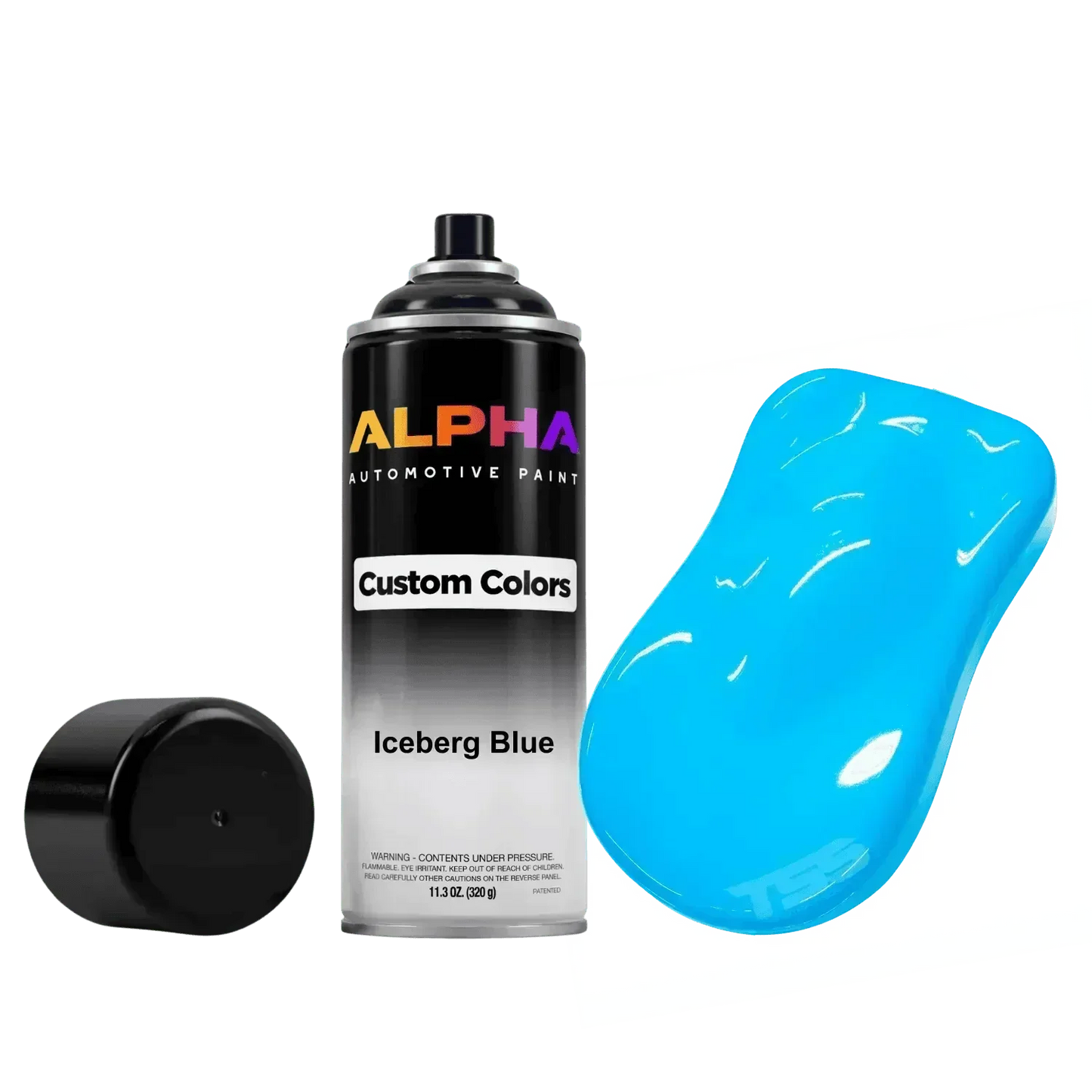 Iceberg Blue Spray Can Midcoat aerosol spray can automotive paint