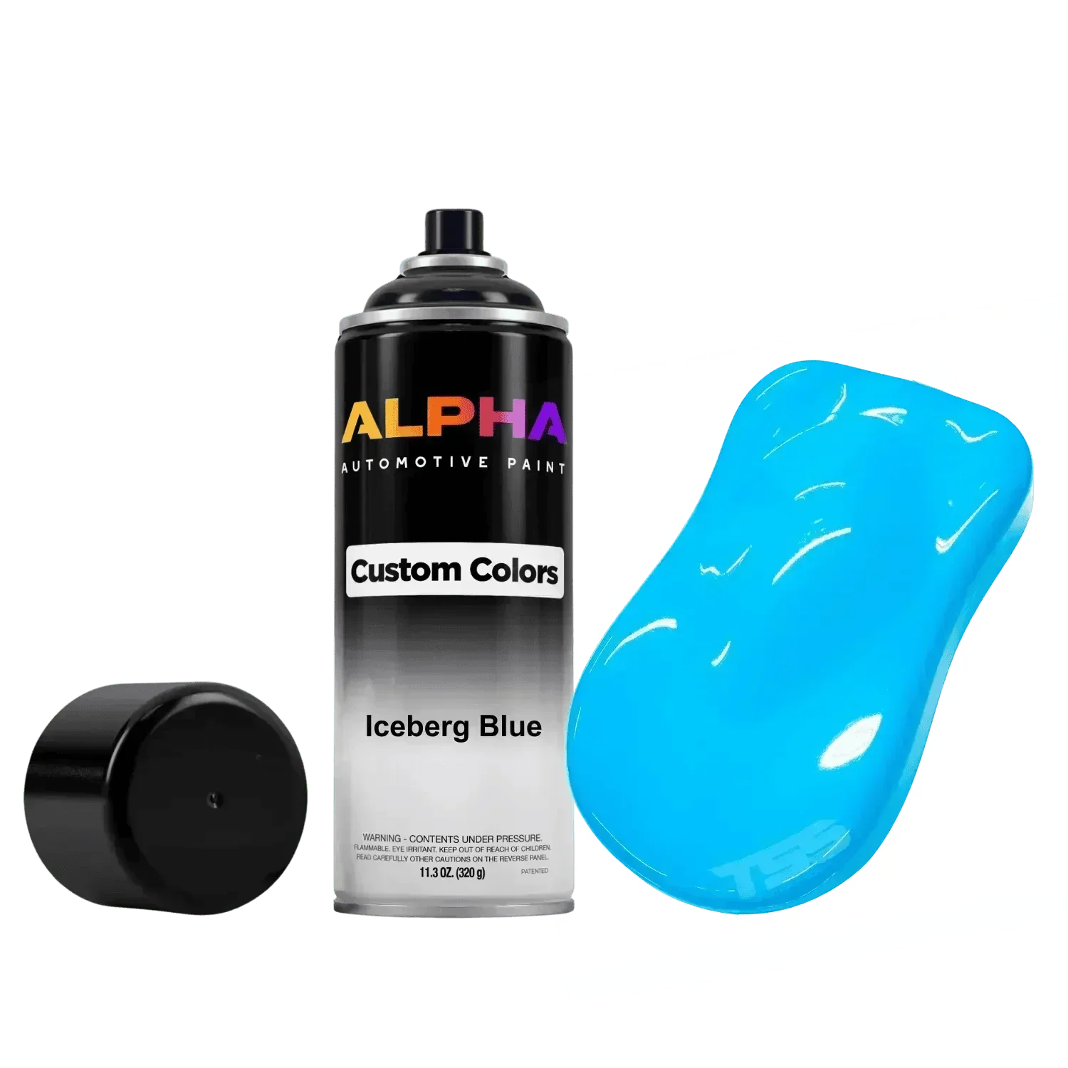 Iceberg Blue Spray Can Midcoat aerosol spray can automotive paint
