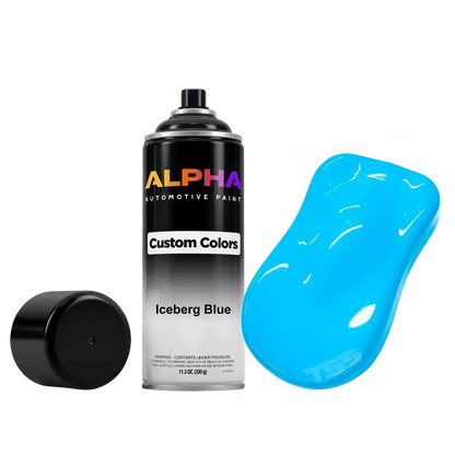 Iceberg Blue Spray Can Midcoat aerosol spray can automotive paint