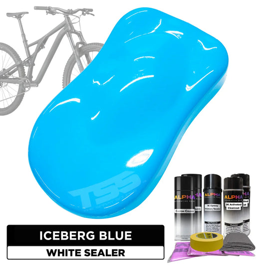 Iceberg Blue Bike Paint Kit