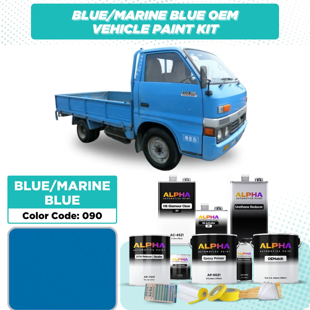 Isuzu Blue/Marine Blue 090 / 890 | OEMatch Vehicle Paint Kit