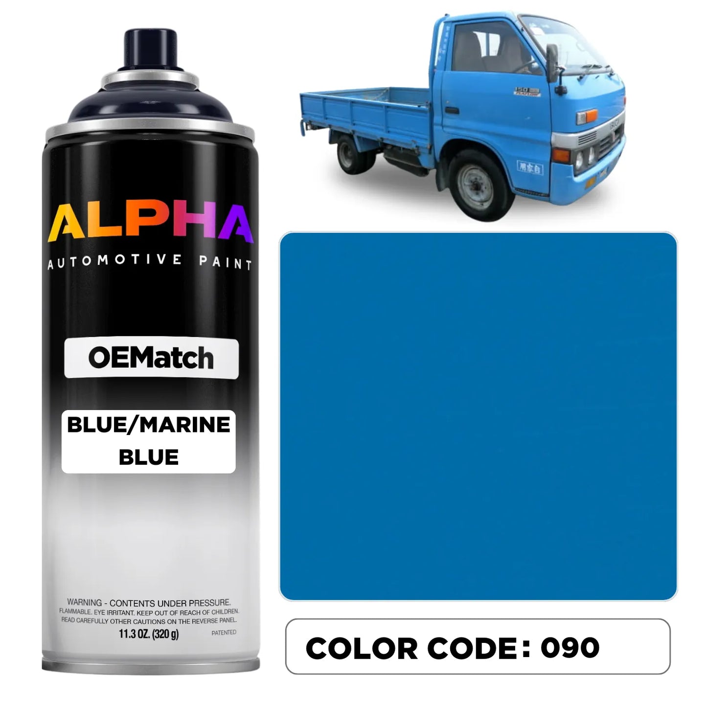 Isuzu Blue/Marine Blue 090 / 890 | OEMatch Spray Can