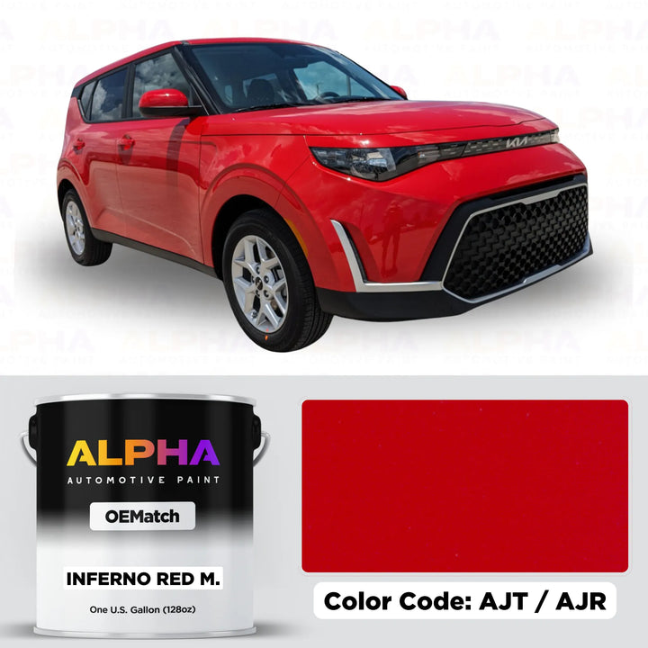 Kia Inferno Red AJT | OEMatch Basecoat