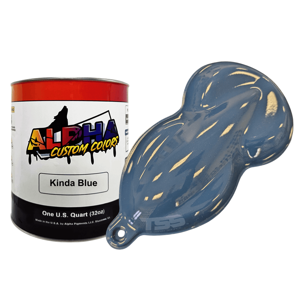 Kinda Blue Paint Basecoat - The Spray Source - Alpha Pigments