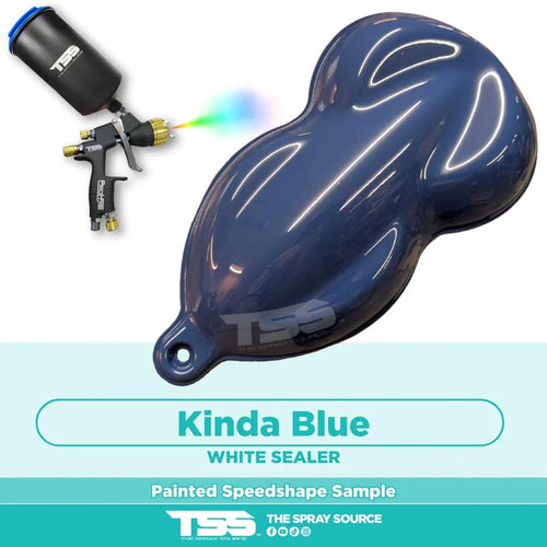 Kinda Blue Painted Sample (White Ground Coat)