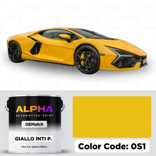 Lamborghini Giallo Inti P. 0S1 | OEMatch Basecoat