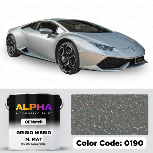 Lamborghini Grigio Nibbio M. MAT 0190 | OEMatch Basecoat