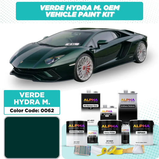 LAMBORGHINI VERDE HYDRA M. 0062 | OEMatch Vehicle Paint Kit