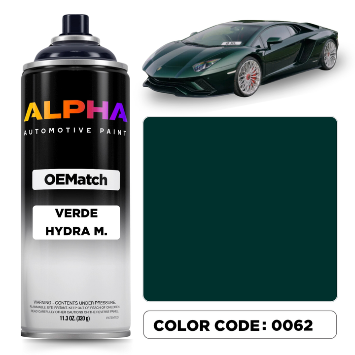 LAMBORGHINI VERDE HYDRA M. 0062 | OEMatch Spray Can