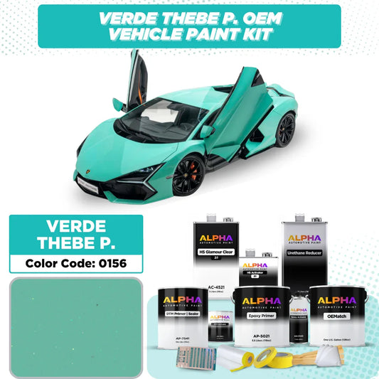 LAMBORGHINI VERDE THEBE P. 0156 | OEMatch Vehicle Paint Kit