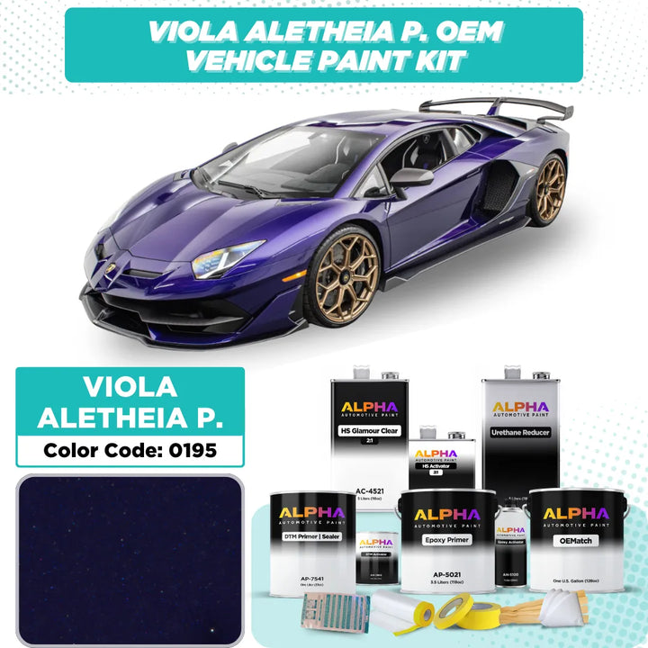 Lamborghini Viola Aletheia P. 0195 | OEMatch Vehicle Paint Kit