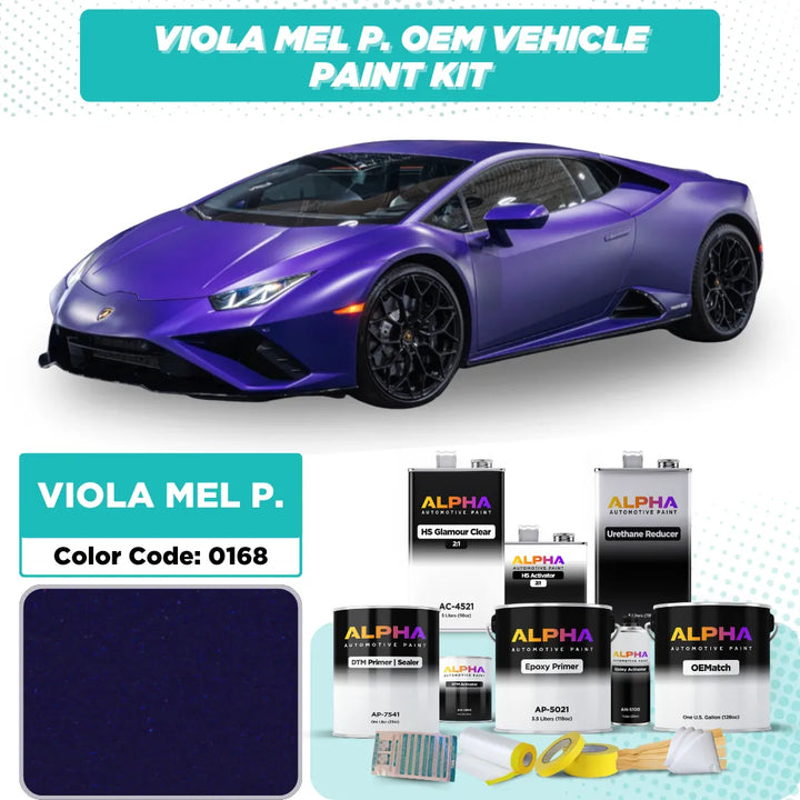 Lamborghini Viola Mel P. 0168 | OEMatch Vehicle Paint Kit