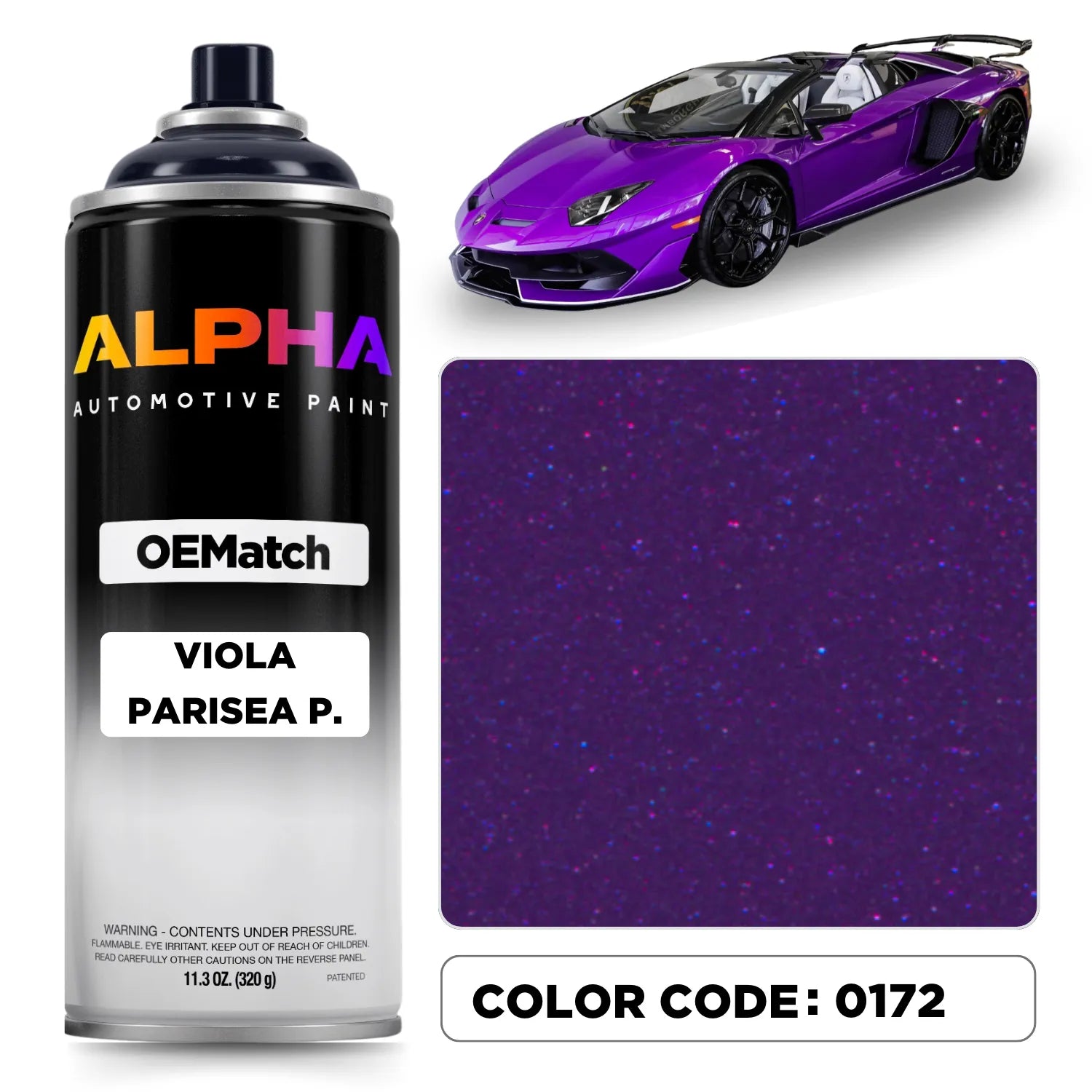Lamborghini Viola Parisea P. 0172 | OEMatch Spray Can