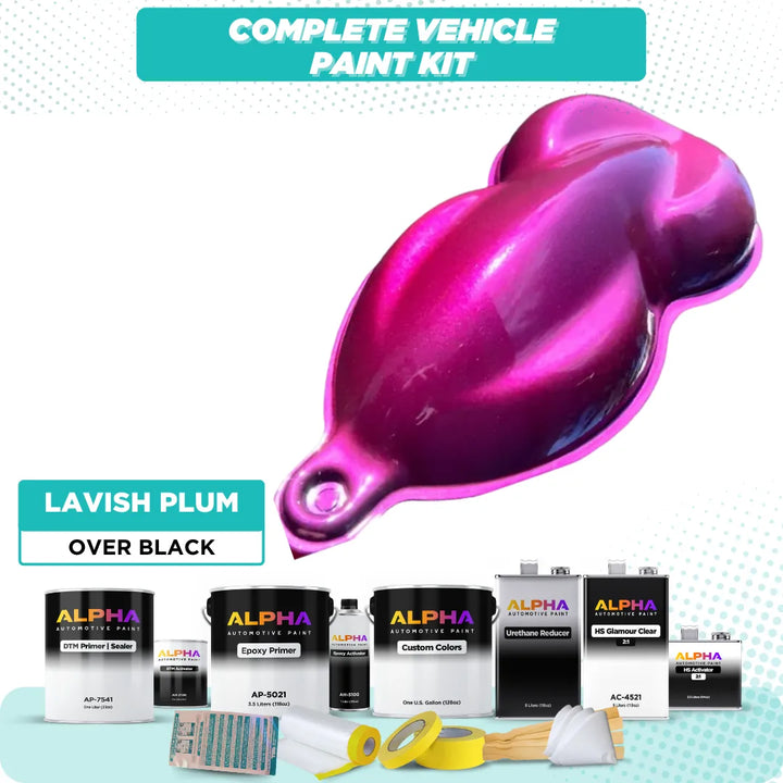 Lavish Plum Vehicle Paint Kit (Black Sealer)