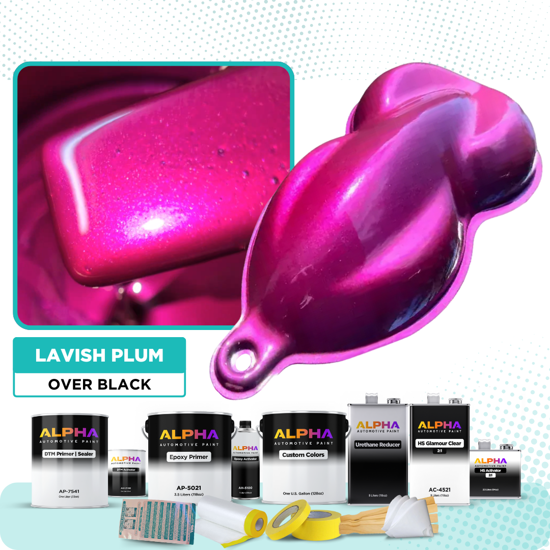 Lavish Plum Vehicle Paint Kit (Black Sealer)