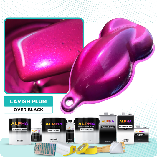 Lavish Plum Vehicle Paint Kit (Black Sealer)