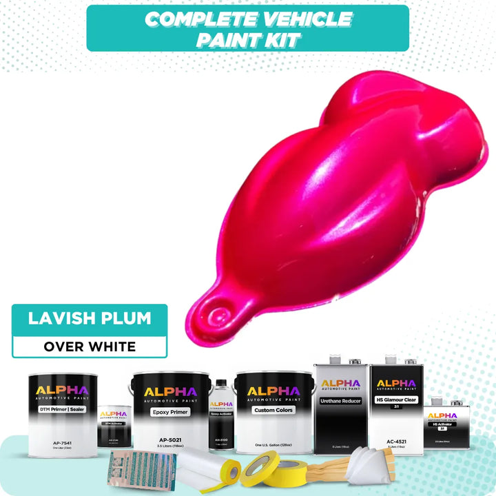 Lavish Plum Vehicle Paint Kit (White Sealer)