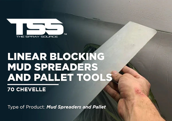 Body filler spreaders and blocking tools