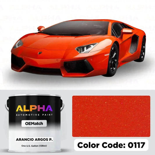 Lamborghini Arancio Argos Pearl 0117 | OEMatch Basecoat