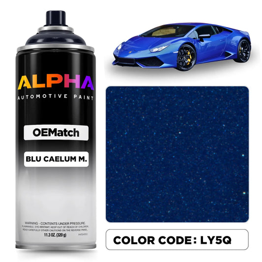 Lamborghini Blu Caelum Metallic LY5Q | OEMatch Spray Can