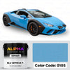 Lamborghini Blu Cepheus Pearl 0105 | OEMatch Basecoat