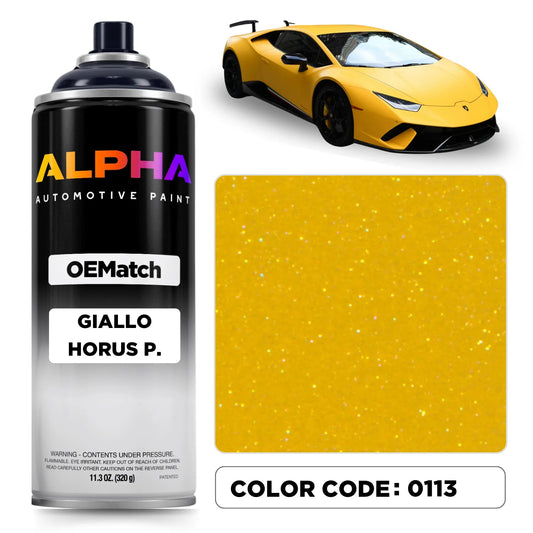 Lamborghini Giallo Horus Pearl 0113 | OEMatch Spray Can