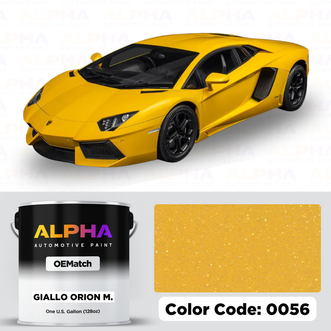 Lamborghini Giallo Orion Metallic 0056 | OEMatch Basecoat