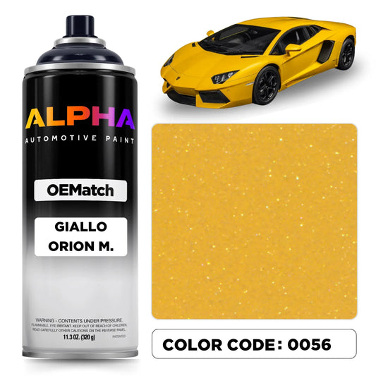 Lamborghini Giallo Orion Metallic 0056 | OEMatch Spray Can