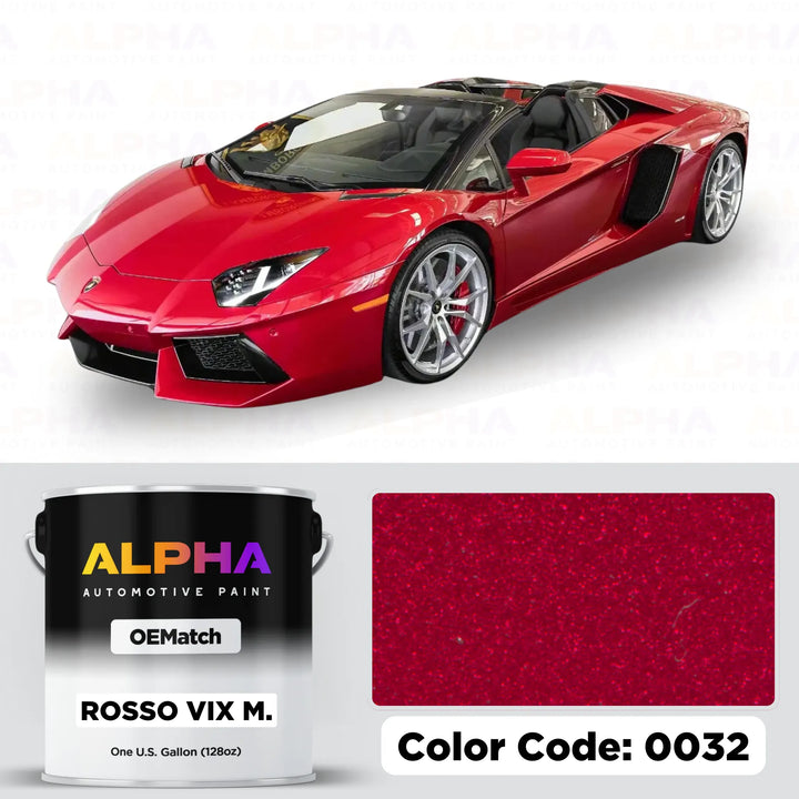 Lamborghini Rosso Efesto 0032 | OEMatch Basecoat