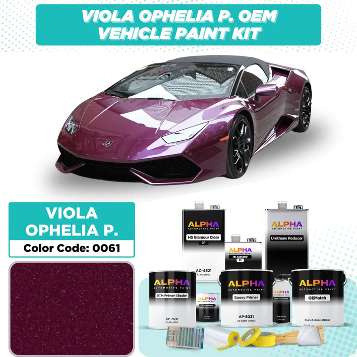 Lamborghini Viola Ophelia Pearl 0061 | OEMatch Vehicle Paint Kit