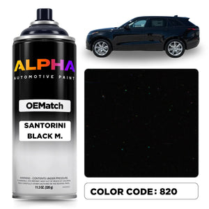 Land Rover Santorini Black Metallic 820 | OEMatch Spray Can
