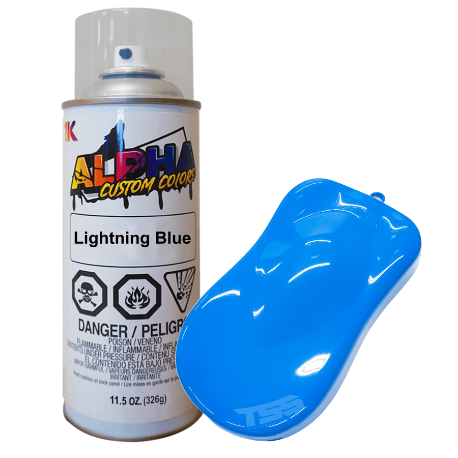 Lightning Blue Spray Can Midcoat - The Spray Source - Alpha Pigments