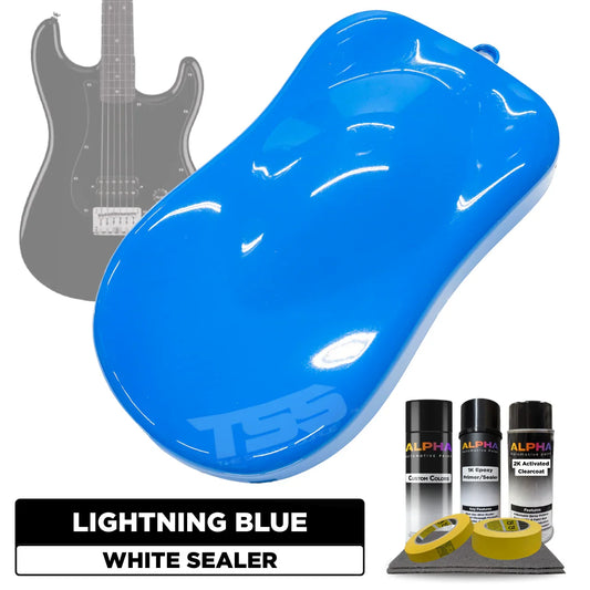 Lightning Blue Guitar Paint Kit