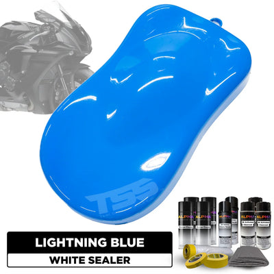 Lightning Blue Motorcycle Paint Kit