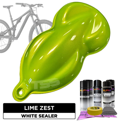 Lime Zest Bike Paint Kit