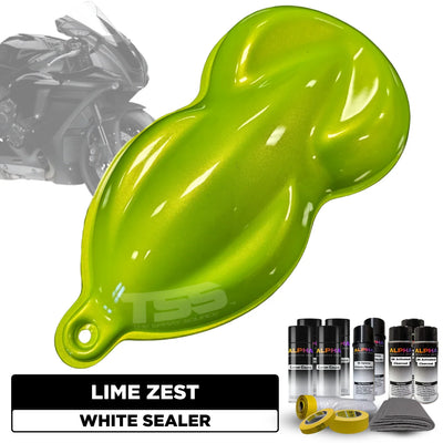 Lime Zest Motorcycle Paint Kit