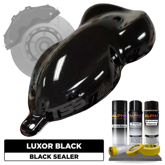Luxor Black Brake Caliper Paint Kit