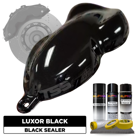 Luxor Black Brake Caliper Paint Kit