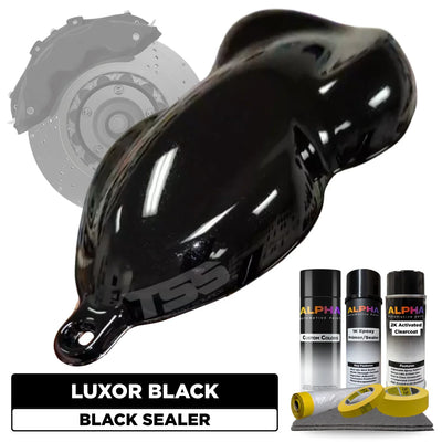 Luxor Black Brake Caliper Paint Kit