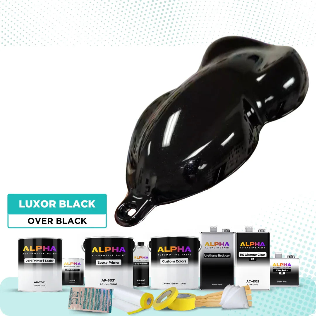 Luxor Black Vehicle Paint Kit