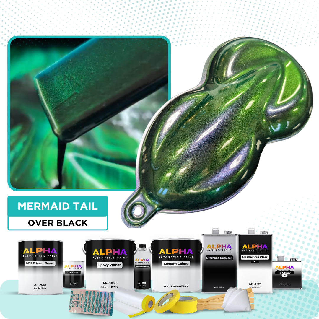 Mermaid Tail Vehicle Paint Kit