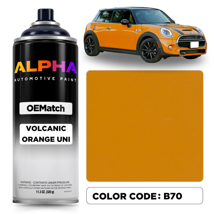 MINI Volcanic Orange Uni B70 | OEMatch Spray Can