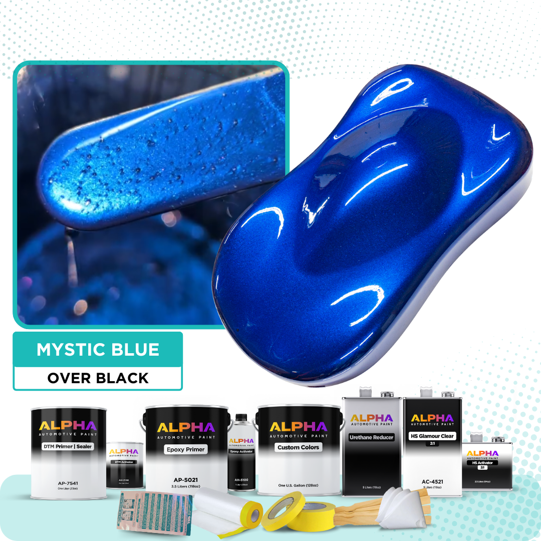 Mystic Blue Vehicle Paint Kit