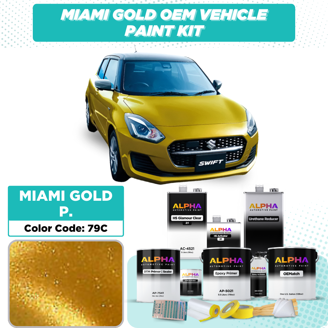 Maruti Miami Gold Pearl 79C | OEMatch Vehicle Paint Kit