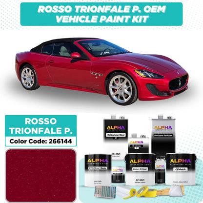 Maserati Rosso Trionfale Pearl 266144 | OEMatch Vehicle Paint Kit