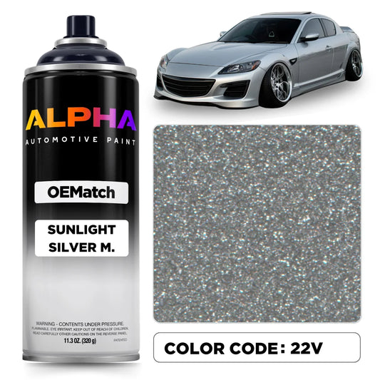 Mazda Sunlight Silver Metallic 22V | OEMatch Spray Can