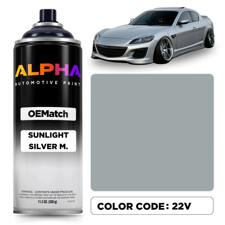 Mazda Sunlight Silver Metallic 22V | OEMatch Spray Can