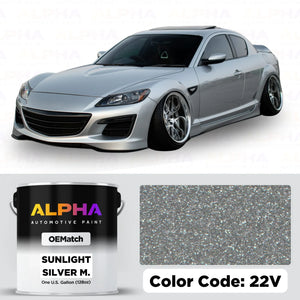 Mazda Sunlight Silver Metallic 22V | OEMatch Basecoat