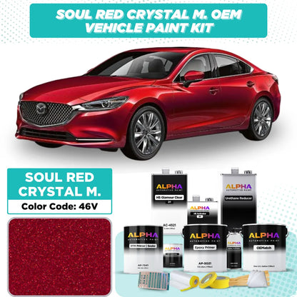 Mazda International Soul Red Crystal Metallic 46V | OEMatch Vehicle Paint Kit
