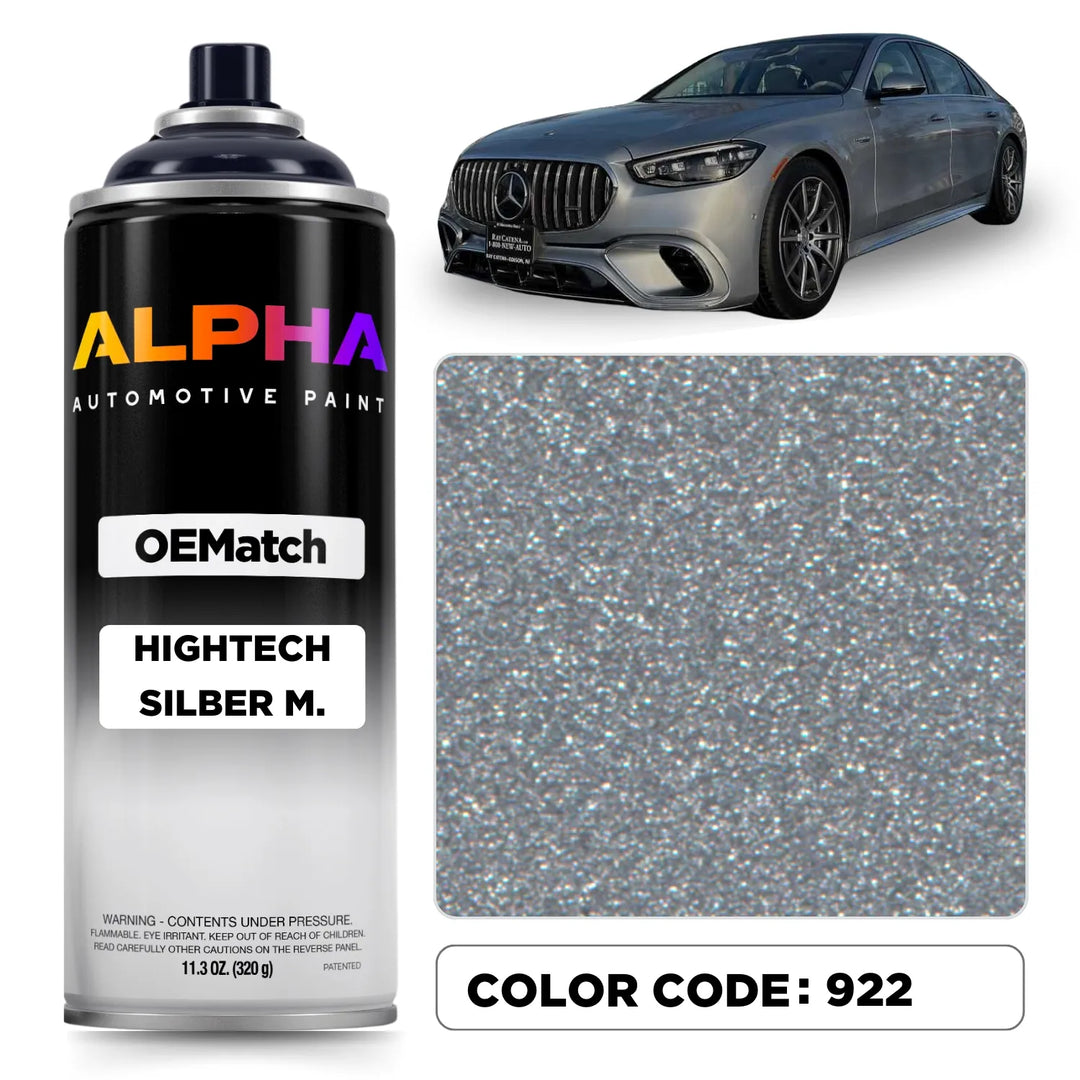 Mercedes Cirrus Silver Metallic 922 | OEMatch Spray Can